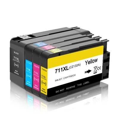 Ar gyfer cetris hp 711xl gydag inc llifyn